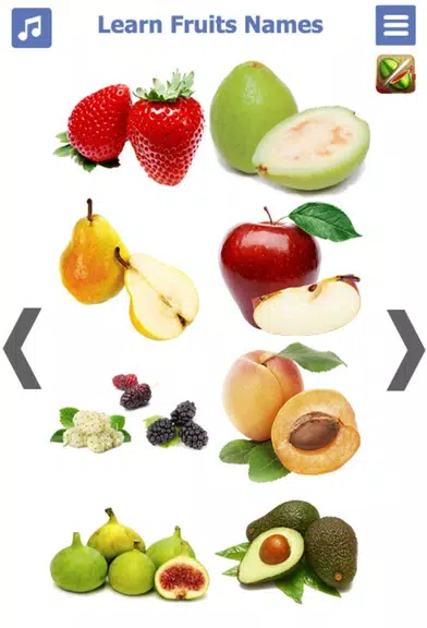 Learn Fruits name in English Screenshot1