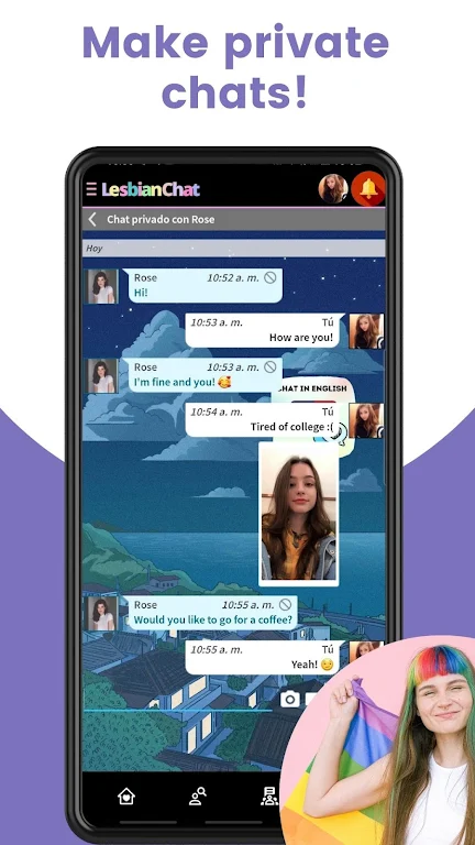 Lesbian Chat | Single Women Screenshot3