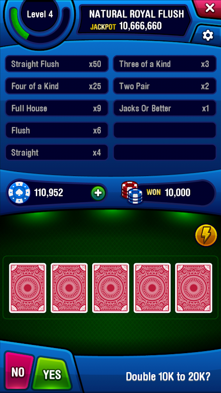 Video Poker IO Screenshot3