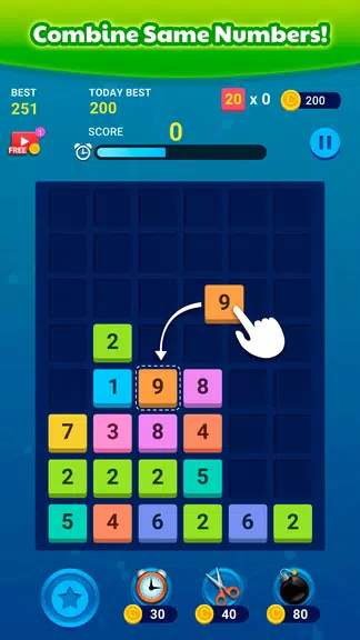 Merge Block: Number Merge Game Screenshot2