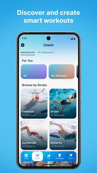 Swim.com: Workouts & Tracking Screenshot3