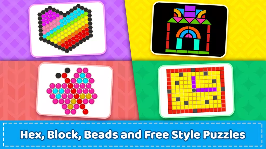 Mosaic Puzzles Art Game Kids Screenshot2