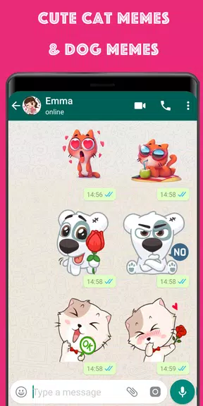 WASticker - Love flowers Screenshot4