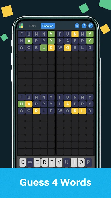 Quordle - Daily Word Guess Screenshot3