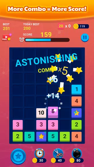 Merge Block: Number Merge Game Screenshot4