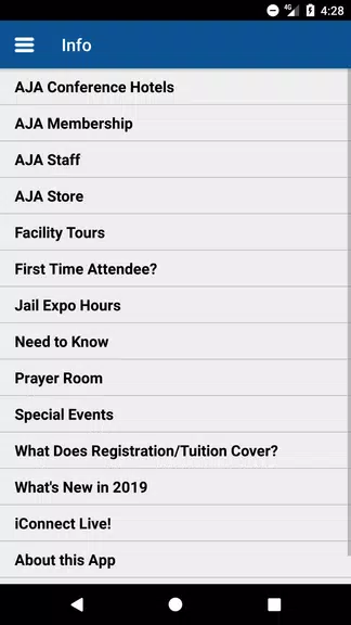 AJA Events Screenshot3