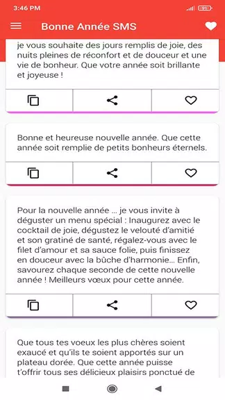 bonne année SMS 2024 Screenshot2