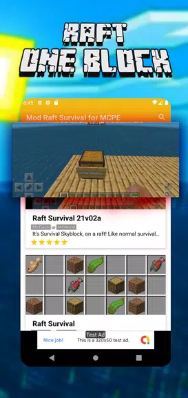 Mod Raft Survival for MCPE - O Screenshot1