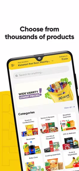 Krave Mart - Grocery Delivery Screenshot2