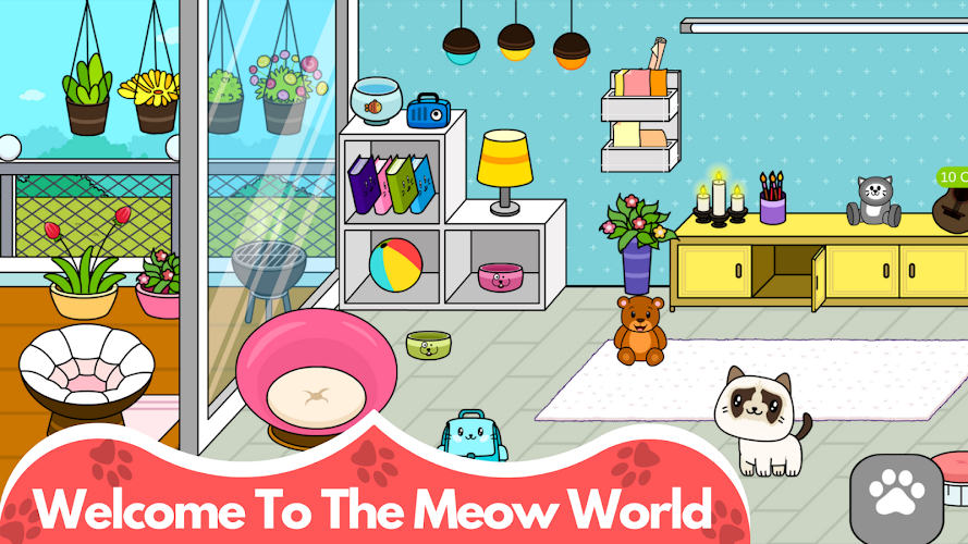 My Cat Town - Cute Kitty Games Screenshot1