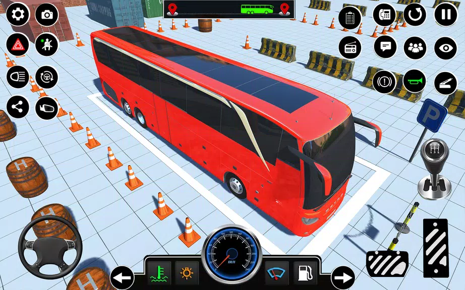 City Bus Parking 3D Games Screenshot2