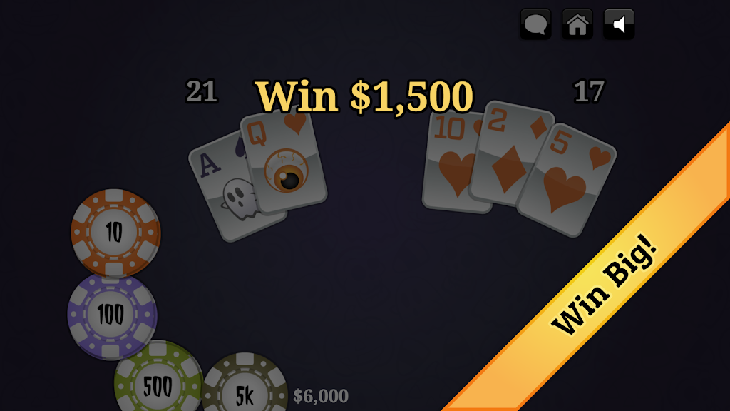 Halloween Blackjack Screenshot3