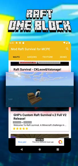 Mod Raft Survival for MCPE - O Screenshot2