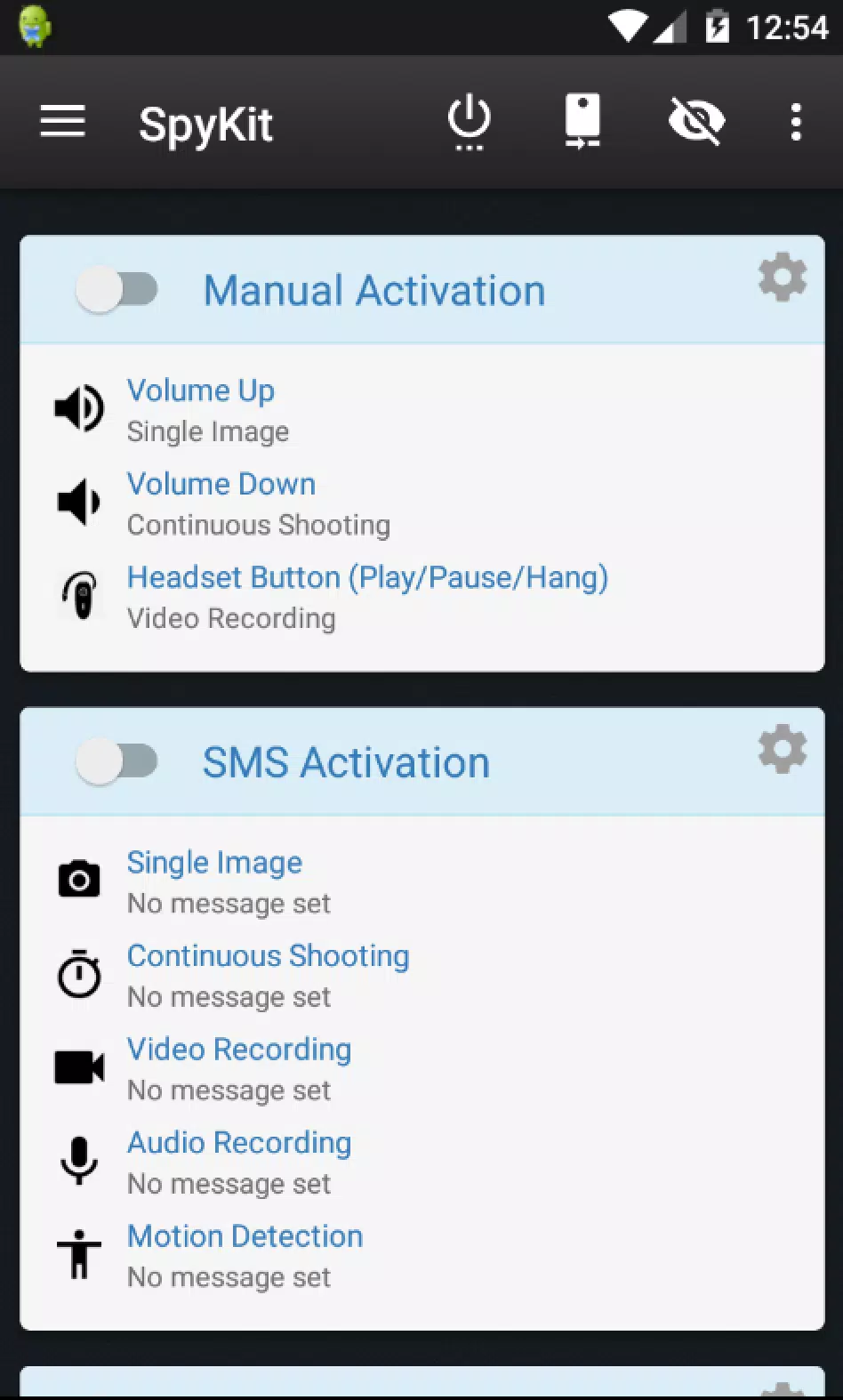 Spy Kit Motion Detector Camera Screenshot2