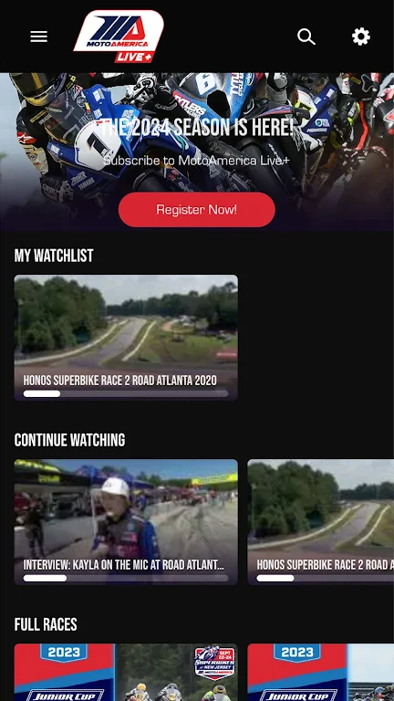 MotoAmerica Live+ Screenshot1