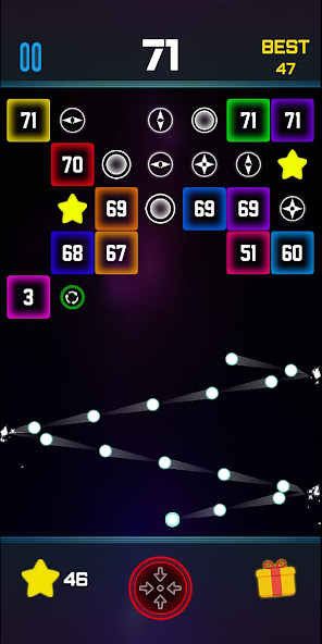 Brick Ball Breaker Neon Mod Screenshot2