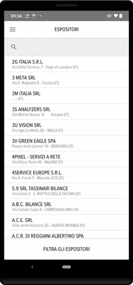 My Agenda Ecomondo/Key Energy Screenshot2