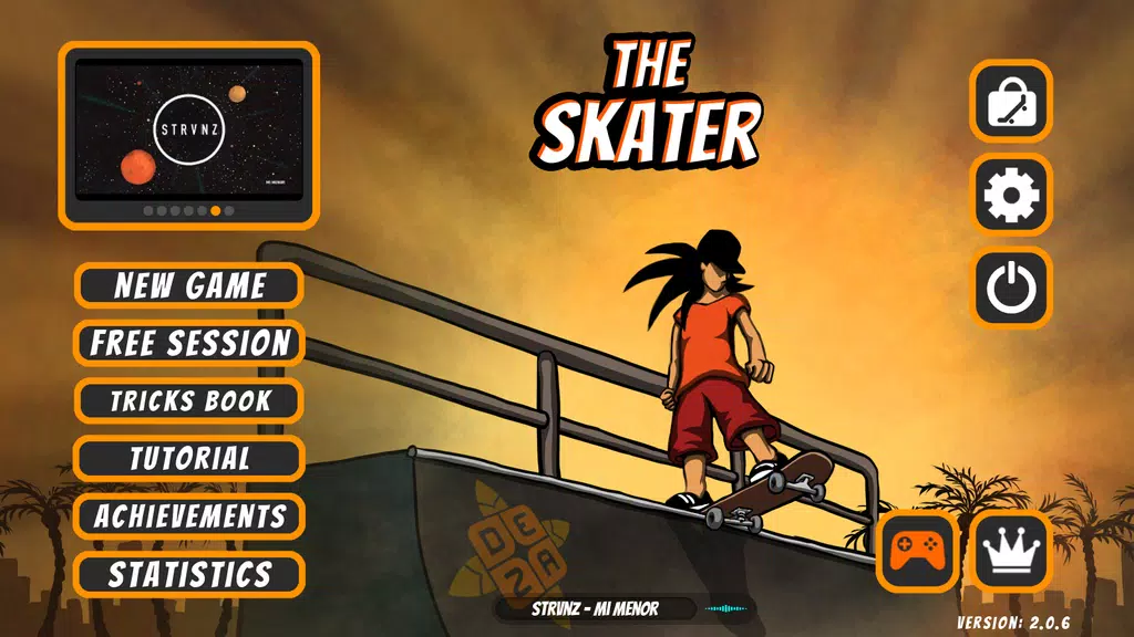 The Skater - skateboard game Screenshot1