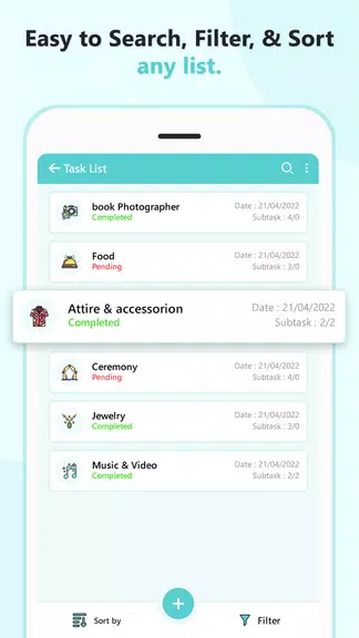 Event Planner - Guests, Todo Screenshot3