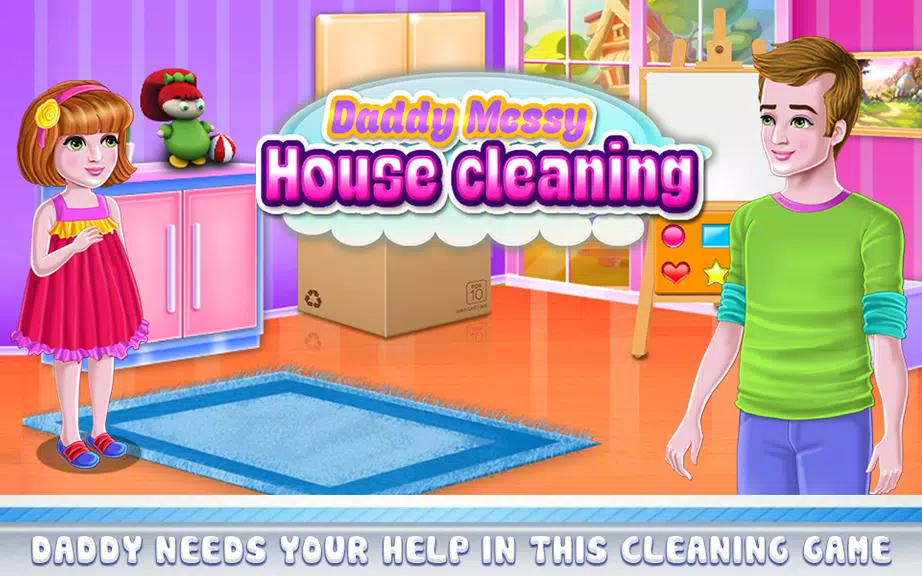 Daddy Messy House Cleaning Screenshot3