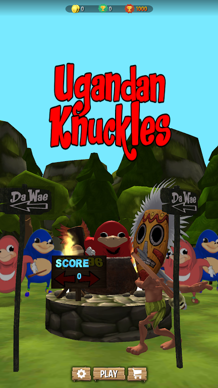 Ugandan Knuckles Meme Game 3D Screenshot1