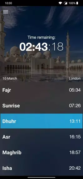 Azan - Prayer Times, Quran, Ki Screenshot1