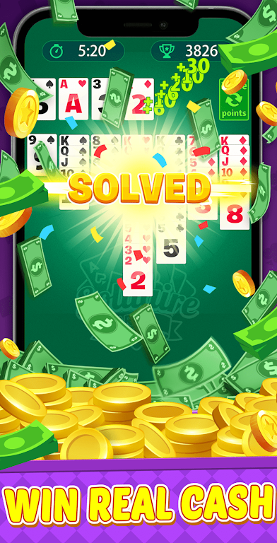 Cash Smash Solitaire win cash Screenshot1