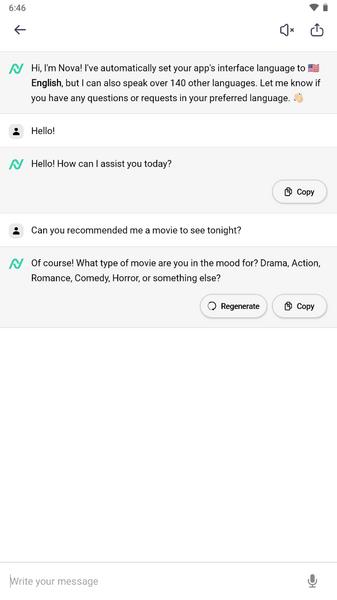 AI Chatbot - Nova Screenshot3