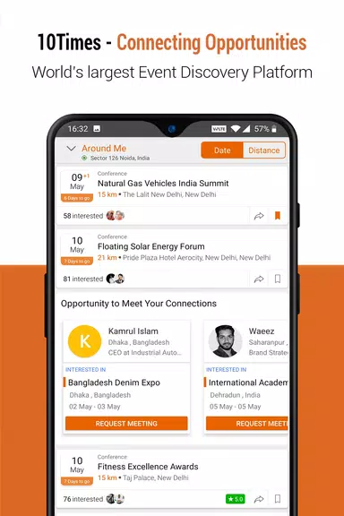 10times- Find Events & Network Screenshot1