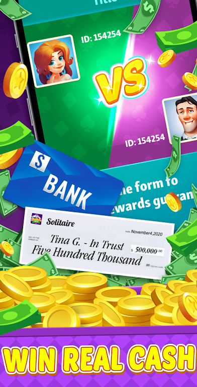 Cash Smash Solitaire win cash Screenshot3