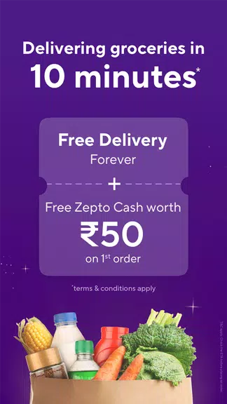 Zepto:10-Min Grocery Delivery* Screenshot1