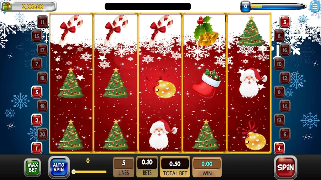 Christmas Slot Machine Style Screenshot1