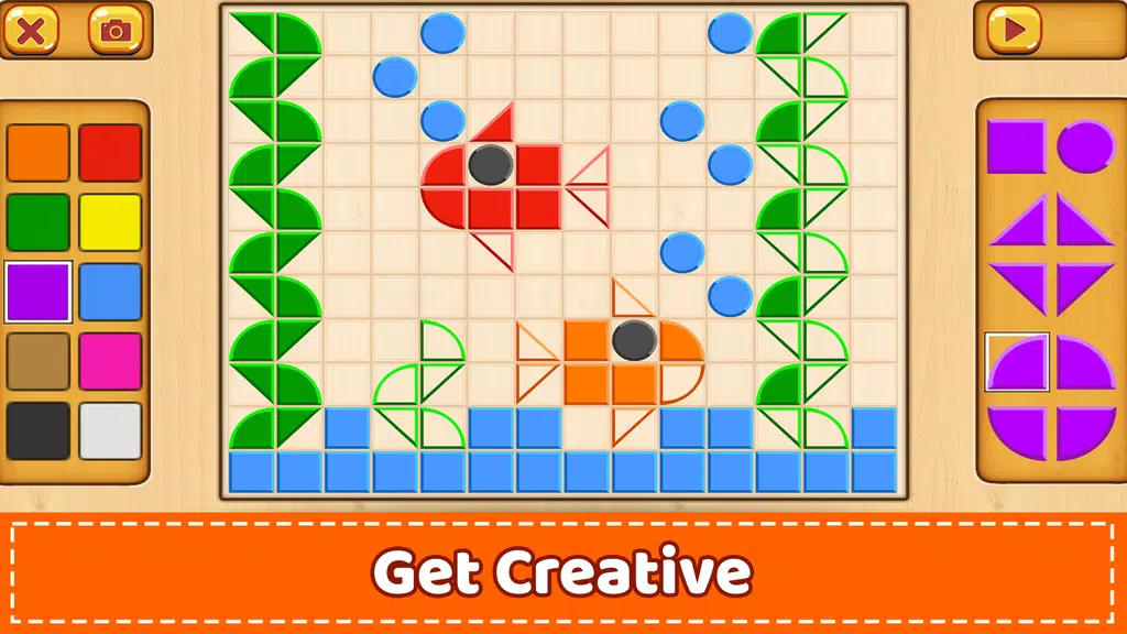 Mosaic Puzzles Art Game Kids Screenshot3