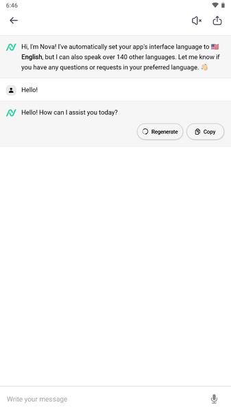 AI Chatbot - Nova Screenshot2