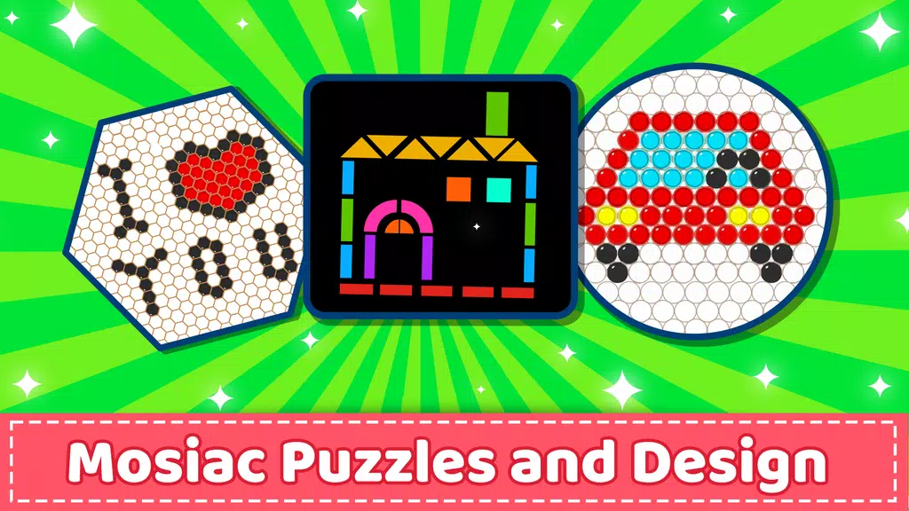 Mosaic Puzzles Art Game Kids Screenshot1