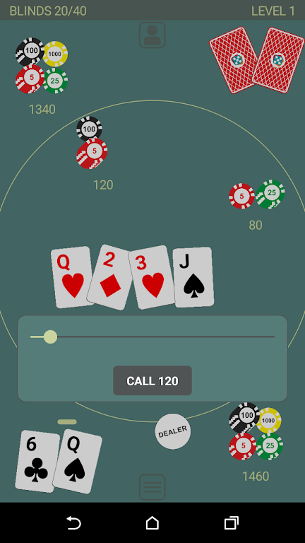 Poker Heads-Up Tournament mode Screenshot3