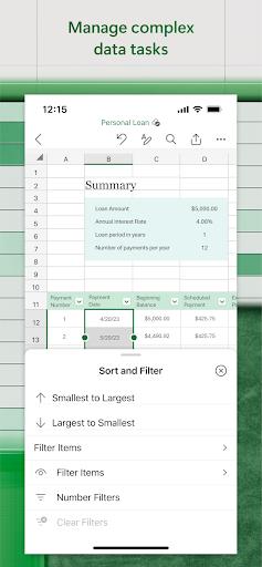 Microsoft Excel: Spreadsheets Screenshot4