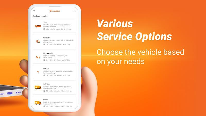 Lalamove - Fast & Affordable Screenshot2