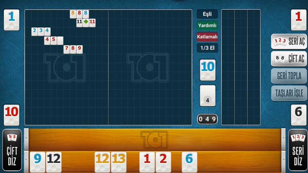 101 Okey Plus Rummy Board Game Screenshot1