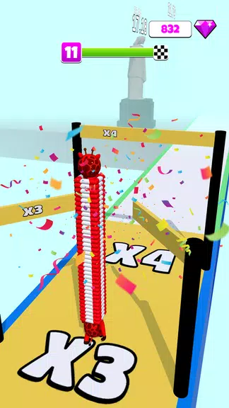 Long Neck Run 3d: Rings Stack Screenshot4