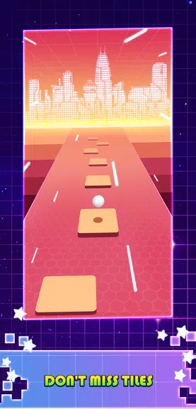 Tiles Hop Ball - Neon EDM Rush Screenshot2