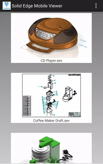 Solid Edge Mobile Viewer Screenshot1
