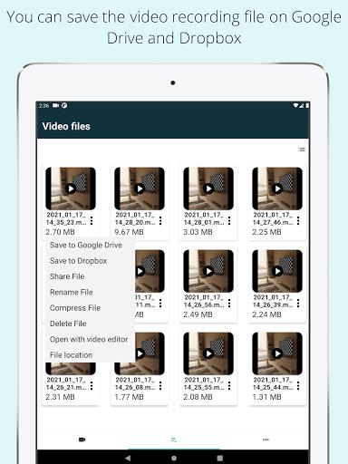 Easy video recorder -  Background video recorder Screenshot2