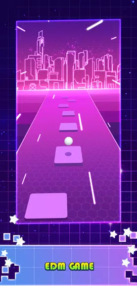 Tiles Hop Ball - Neon EDM Rush Screenshot1