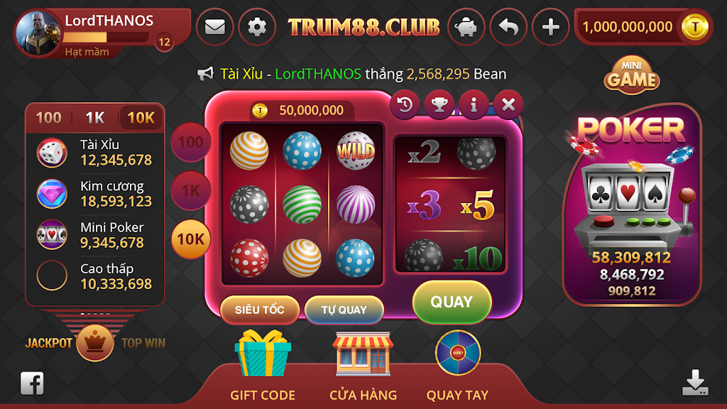 Trum88.Club - Game bai, danh bai online Screenshot3