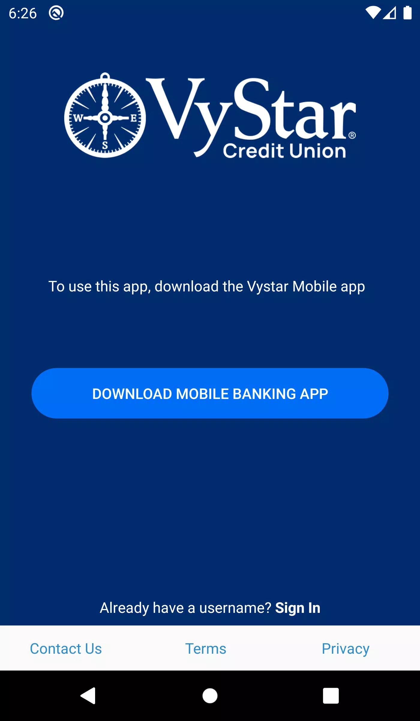 VyStar Mobile Screenshot1