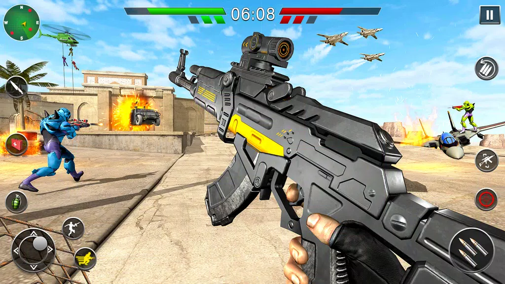 Robot FPS Shooting Gun Games Screenshot2