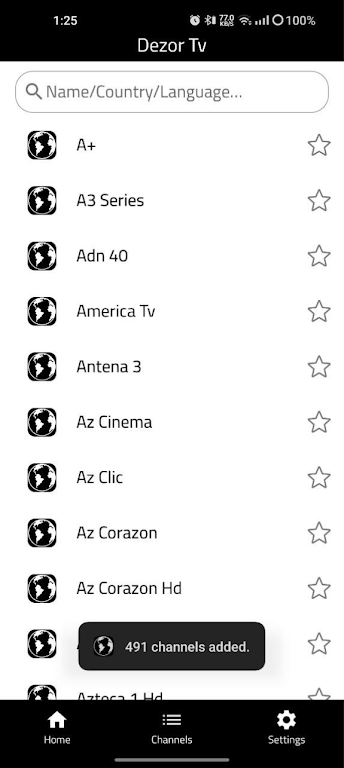 Dezor - tv player Screenshot3