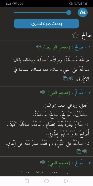 Almaany.com Arabic Dictionary Screenshot5