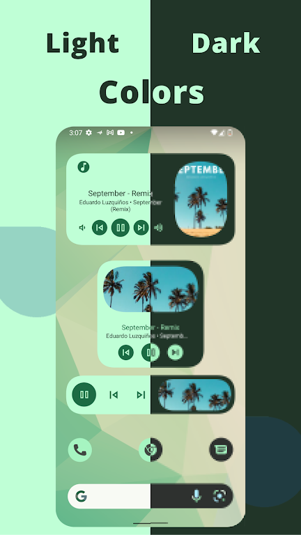 Music Widget Android 12 Screenshot3